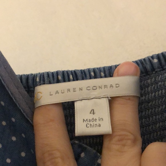 Lauren Conrad Jean dress with polka dots - Picture 6 of 6